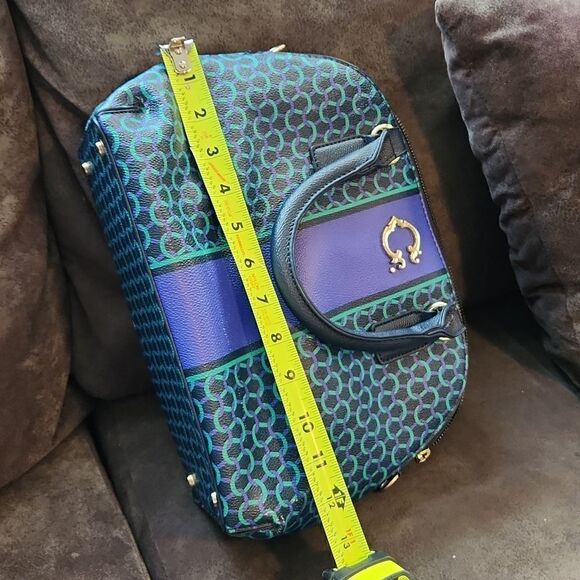 C. WONDER Limited handbag purse chain link faux leather multi color - Picture 13 of 14